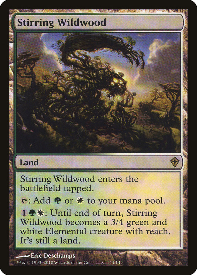 Stirring Wildwood [Worldwake] MTG Single Magic: The Gathering    | Red Claw Gaming