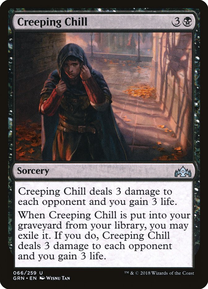 Creeping Chill [Guilds of Ravnica] MTG Single Magic: The Gathering    | Red Claw Gaming