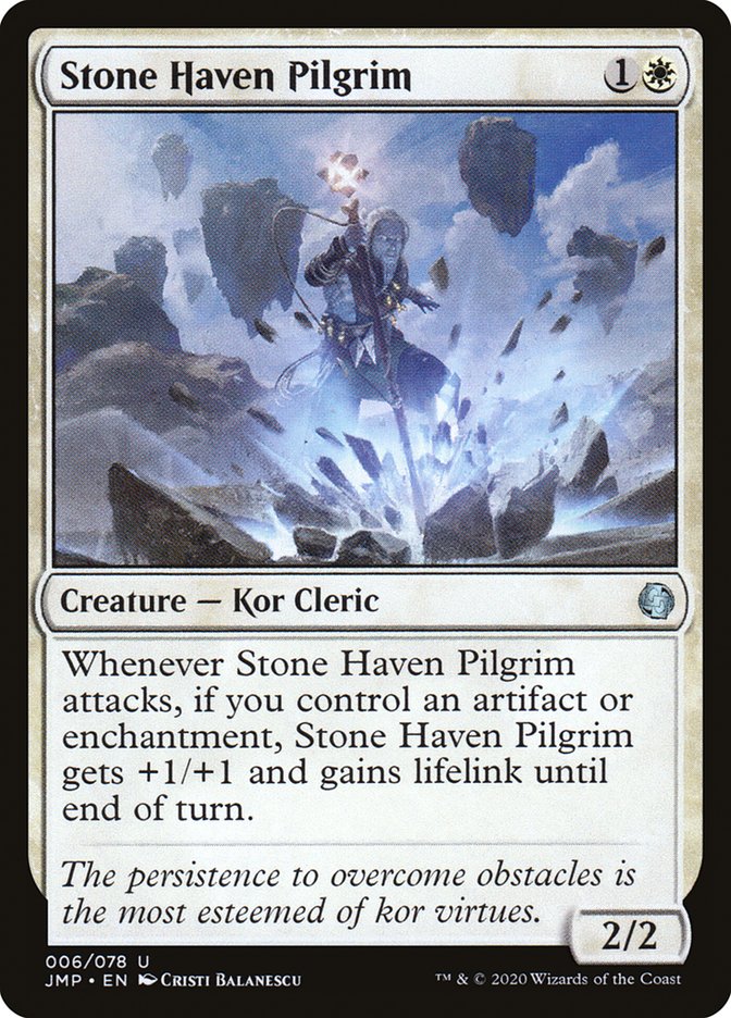 Stone Haven Pilgrim [Jumpstart] MTG Single Magic: The Gathering    | Red Claw Gaming