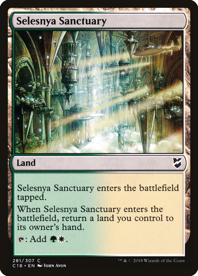 Selesnya Sanctuary [Commander 2018] MTG Single Magic: The Gathering    | Red Claw Gaming