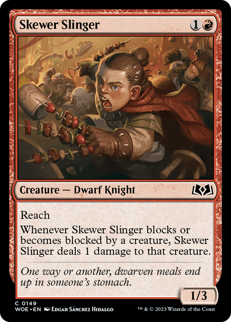 Skewer Slinger [Wilds of Eldraine] MTG Single Magic: The Gathering    | Red Claw Gaming