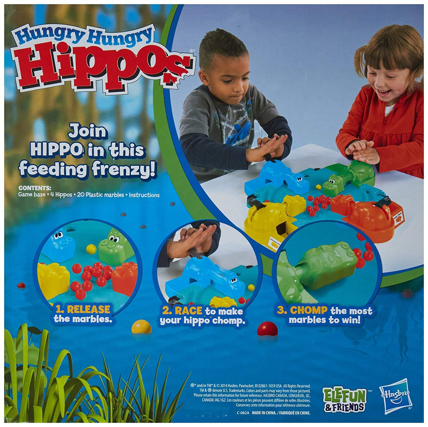 Hungry Hungry Hippos Board Games Hasbro    | Red Claw Gaming