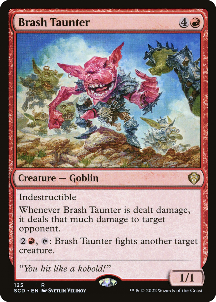 Brash Taunter [Starter Commander Decks] MTG Single Magic: The Gathering    | Red Claw Gaming