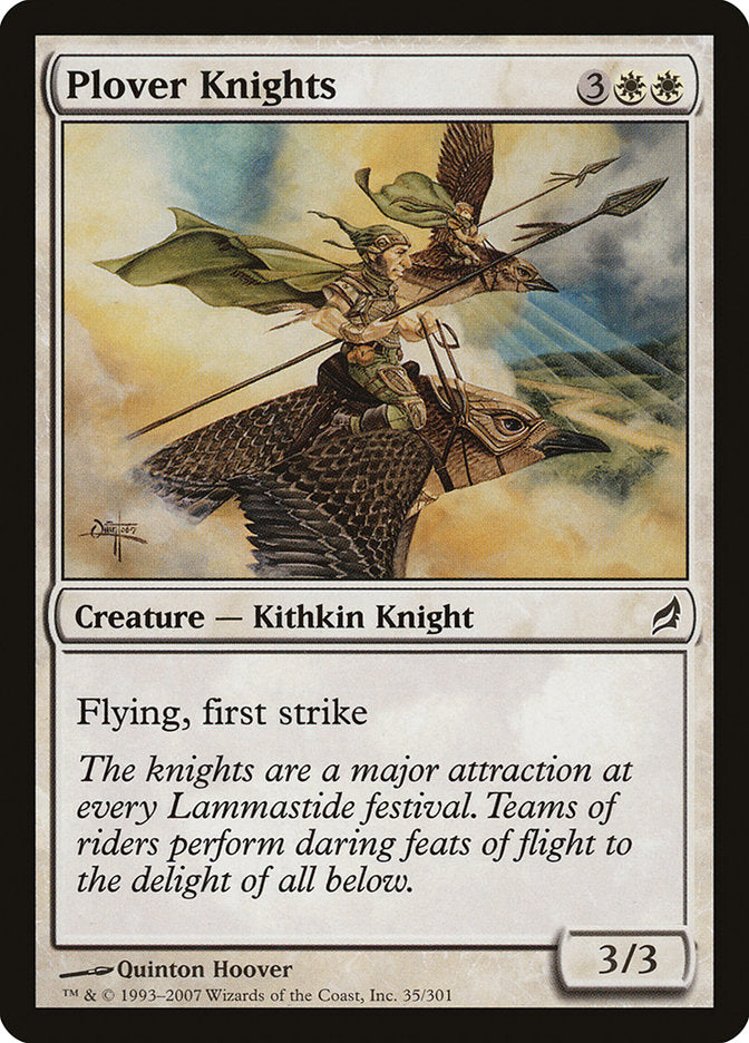 Plover Knights [Lorwyn] MTG Single Magic: The Gathering    | Red Claw Gaming