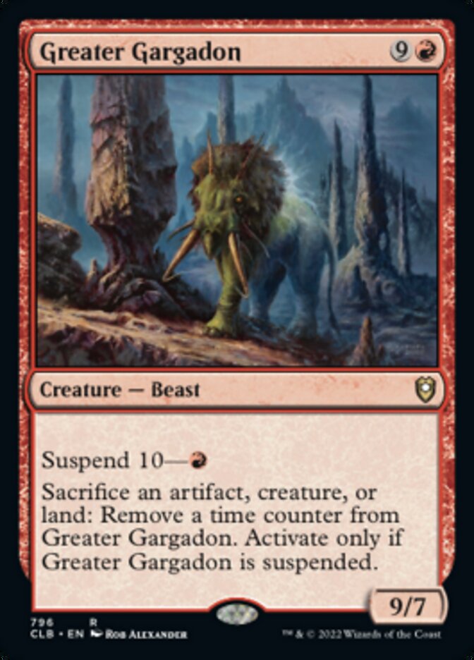 Greater Gargadon [Commander Legends: Battle for Baldur's Gate] MTG Single Magic: The Gathering    | Red Claw Gaming