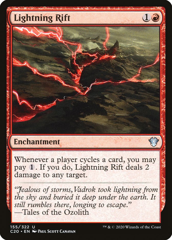 Lightning Rift [Commander 2020] MTG Single Magic: The Gathering    | Red Claw Gaming
