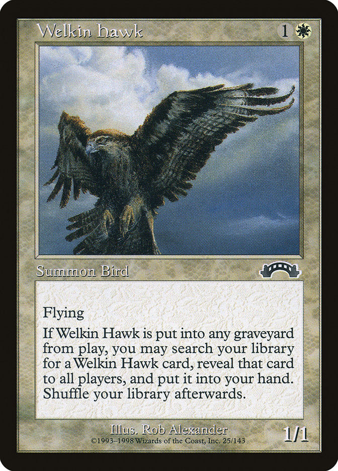 Welkin Hawk [Exodus] MTG Single Magic: The Gathering    | Red Claw Gaming