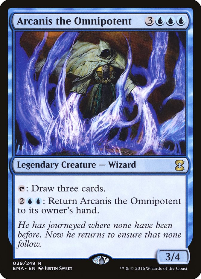 Arcanis the Omnipotent [Eternal Masters] MTG Single Magic: The Gathering    | Red Claw Gaming