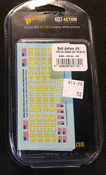 US Vehicle Decals Accessories Warlord Games    | Red Claw Gaming