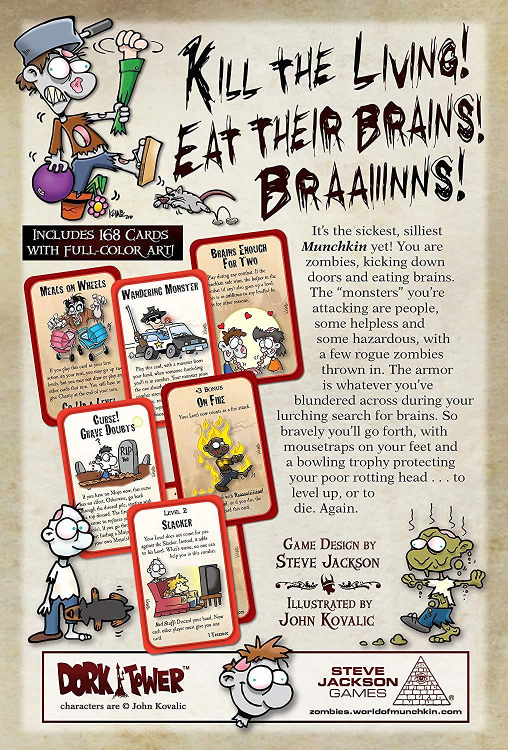 Munchkin Zombies Board Games Steve Jackson    | Red Claw Gaming