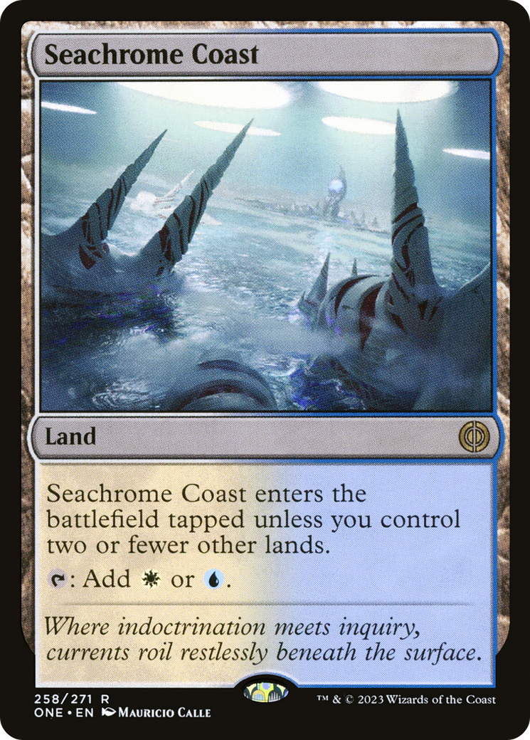 Seachrome Coast [Phyrexia: All Will Be One] MTG Single Magic: The Gathering    | Red Claw Gaming