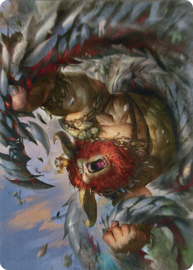 Borborygmos and Fblthp Art Card (42) [March of the Machine Art Series] MTG Single Magic: The Gathering    | Red Claw Gaming