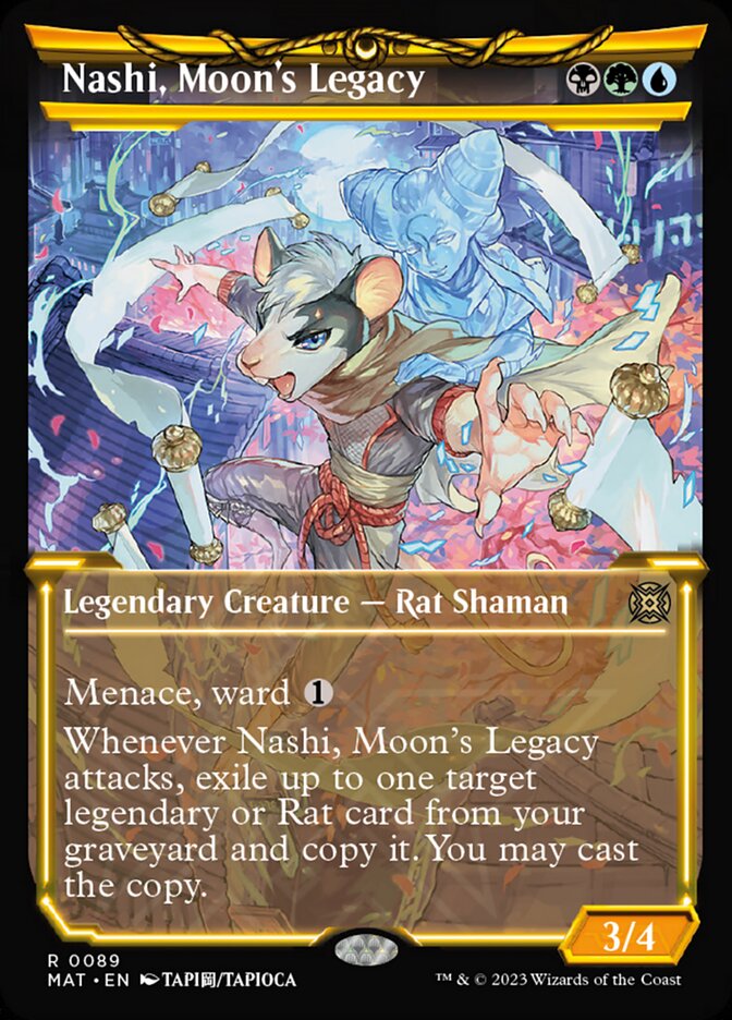 Nashi, Moon's Legacy (Showcase) [March of the Machine: The Aftermath] MTG Single Magic: The Gathering    | Red Claw Gaming
