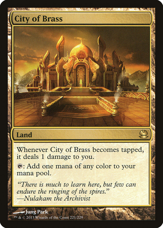 City of Brass [Modern Masters] MTG Single Magic: The Gathering    | Red Claw Gaming