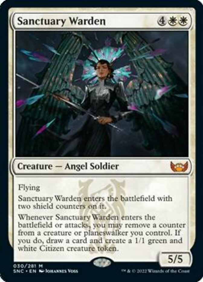 Sanctuary Warden [Streets of New Capenna] MTG Single Magic: The Gathering    | Red Claw Gaming