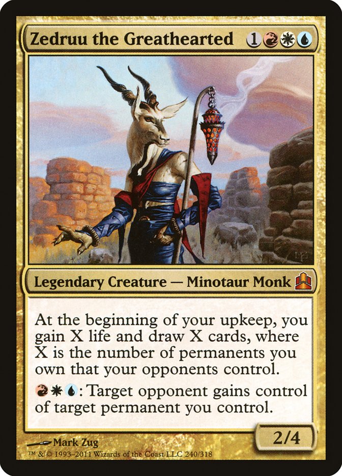 Zedruu the Greathearted [Commander 2011] MTG Single Magic: The Gathering    | Red Claw Gaming