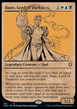 Bane, Lord of Darkness (Showcase) [Commander Legends: Battle for Baldur's Gate] MTG Single Magic: The Gathering    | Red Claw Gaming