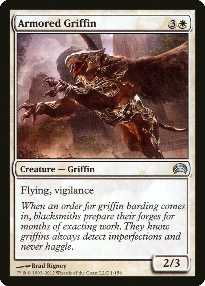 Armored Griffin [Planechase 2012] MTG Single Magic: The Gathering    | Red Claw Gaming