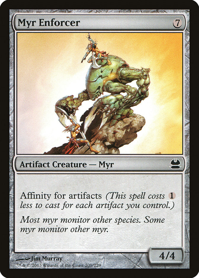 Myr Enforcer [Modern Masters] MTG Single Magic: The Gathering    | Red Claw Gaming