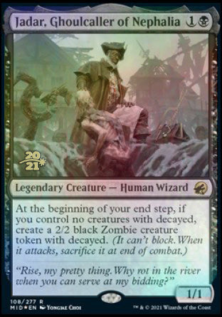 Jadar, Ghoulcaller of Nephalia [Innistrad: Midnight Hunt Prerelease Promos] MTG Single Magic: The Gathering    | Red Claw Gaming