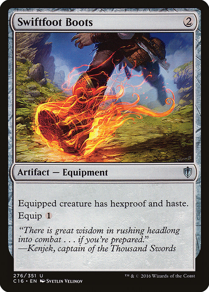 Swiftfoot Boots [Commander 2016] MTG Single Magic: The Gathering    | Red Claw Gaming