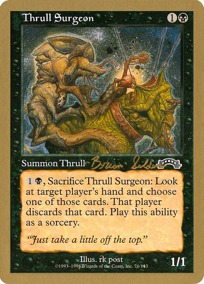 Thrull Surgeon (Brian Selden) [World Championship Decks 1998] MTG Single Magic: The Gathering    | Red Claw Gaming