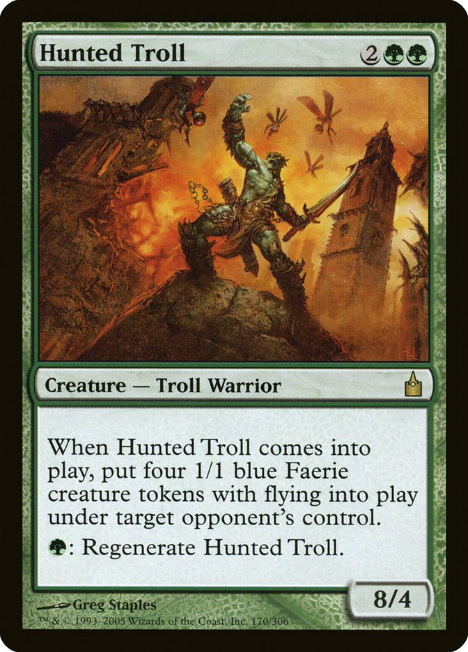 Hunted Troll [Ravnica: City of Guilds] MTG Single Magic: The Gathering    | Red Claw Gaming