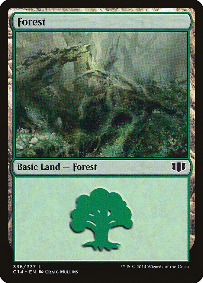 Forest (336) [Commander 2014] MTG Single Magic: The Gathering    | Red Claw Gaming