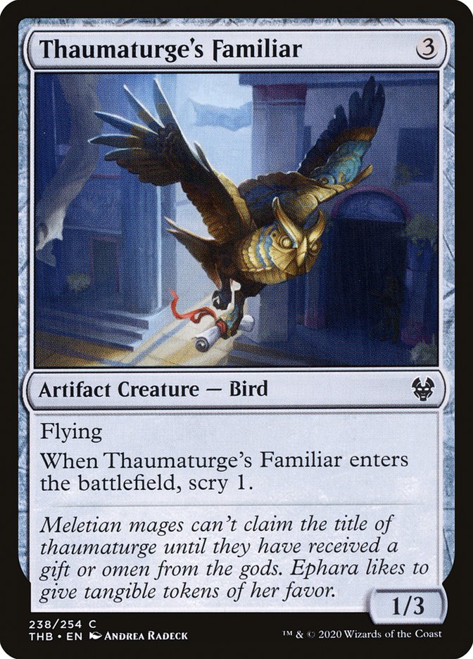 Thaumaturge's Familiar [Theros Beyond Death] MTG Single Magic: The Gathering    | Red Claw Gaming