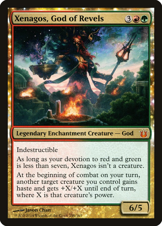 Xenagos, God of Revels [Born of the Gods] MTG Single Magic: The Gathering    | Red Claw Gaming