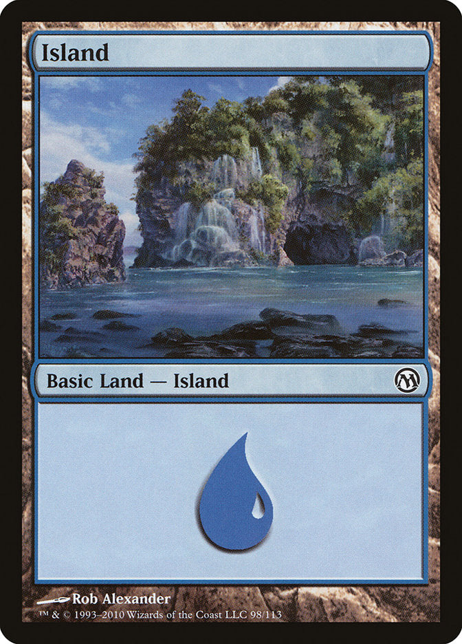 Island (98) [Duels of the Planeswalkers] MTG Single Magic: The Gathering    | Red Claw Gaming