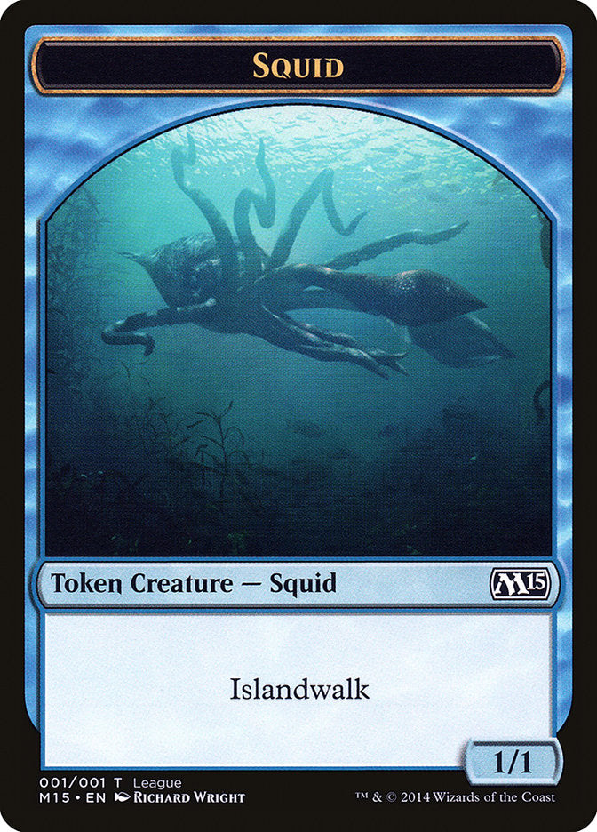 Squid Token [League Tokens 2014] MTG Single Magic: The Gathering    | Red Claw Gaming