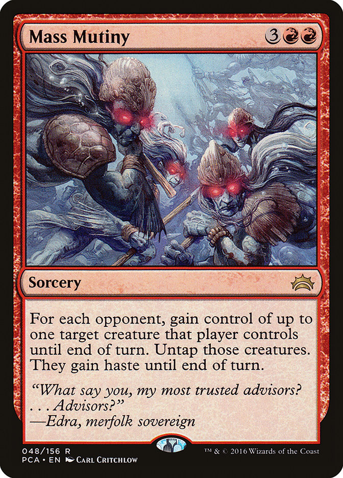Mass Mutiny [Planechase Anthology] MTG Single Magic: The Gathering    | Red Claw Gaming