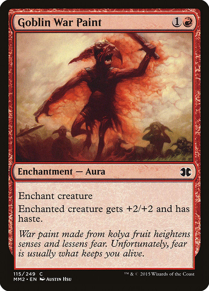 Goblin War Paint [Modern Masters 2015] MTG Single Magic: The Gathering    | Red Claw Gaming