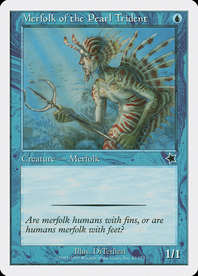 Merfolk of the Pearl Trident [Starter 1999] MTG Single Magic: The Gathering    | Red Claw Gaming