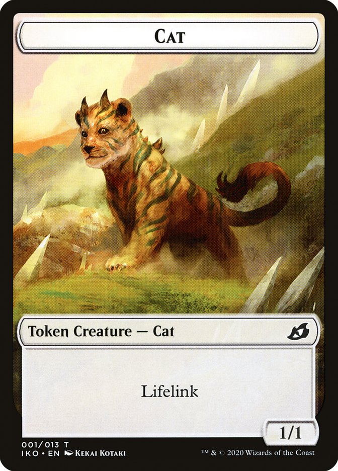 Cat Token [Ikoria: Lair of Behemoths Tokens] MTG Single Magic: The Gathering    | Red Claw Gaming