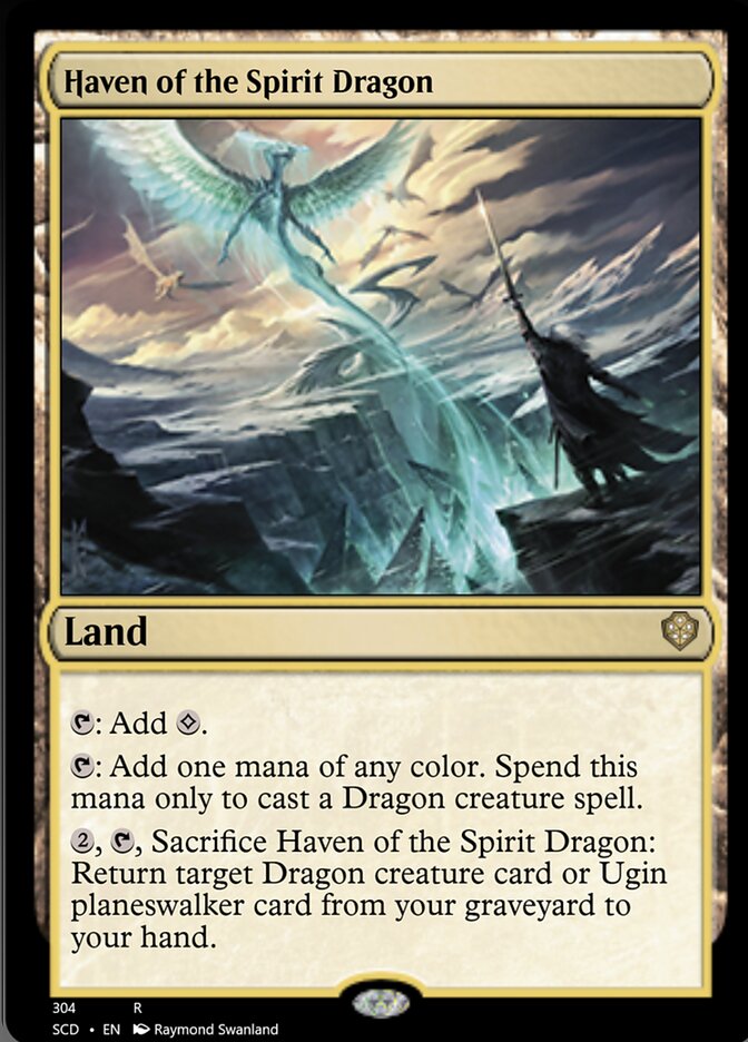 Haven of the Spirit Dragon [Starter Commander Decks] MTG Single Magic: The Gathering    | Red Claw Gaming