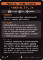 Careful Study (Magic Minigame) [Strixhaven: School of Mages Minigame] MTG Single Magic: The Gathering    | Red Claw Gaming