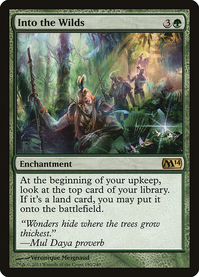 Into the Wilds [Magic 2014] MTG Single Magic: The Gathering    | Red Claw Gaming