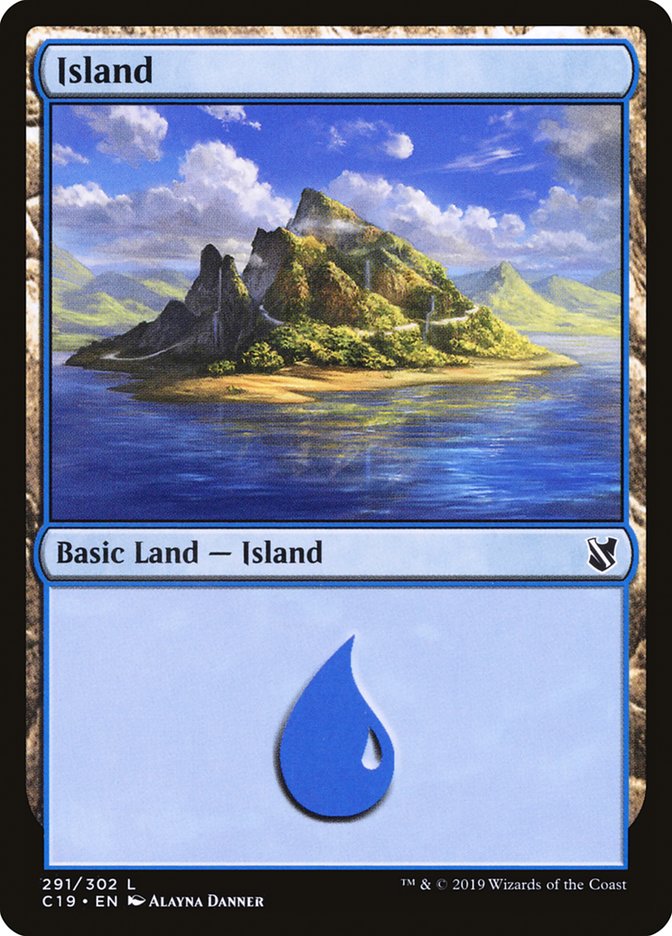 Island (291) [Commander 2019] MTG Single Magic: The Gathering    | Red Claw Gaming