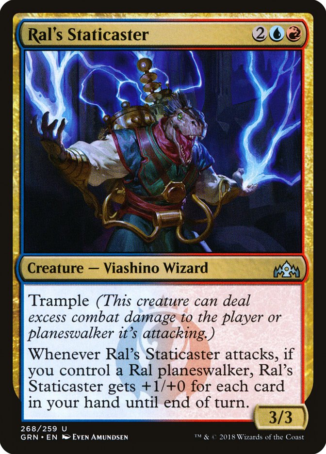 Ral's Staticaster [Guilds of Ravnica] MTG Single Magic: The Gathering    | Red Claw Gaming