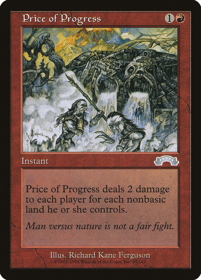 Price of Progress [Exodus] MTG Single Magic: The Gathering    | Red Claw Gaming
