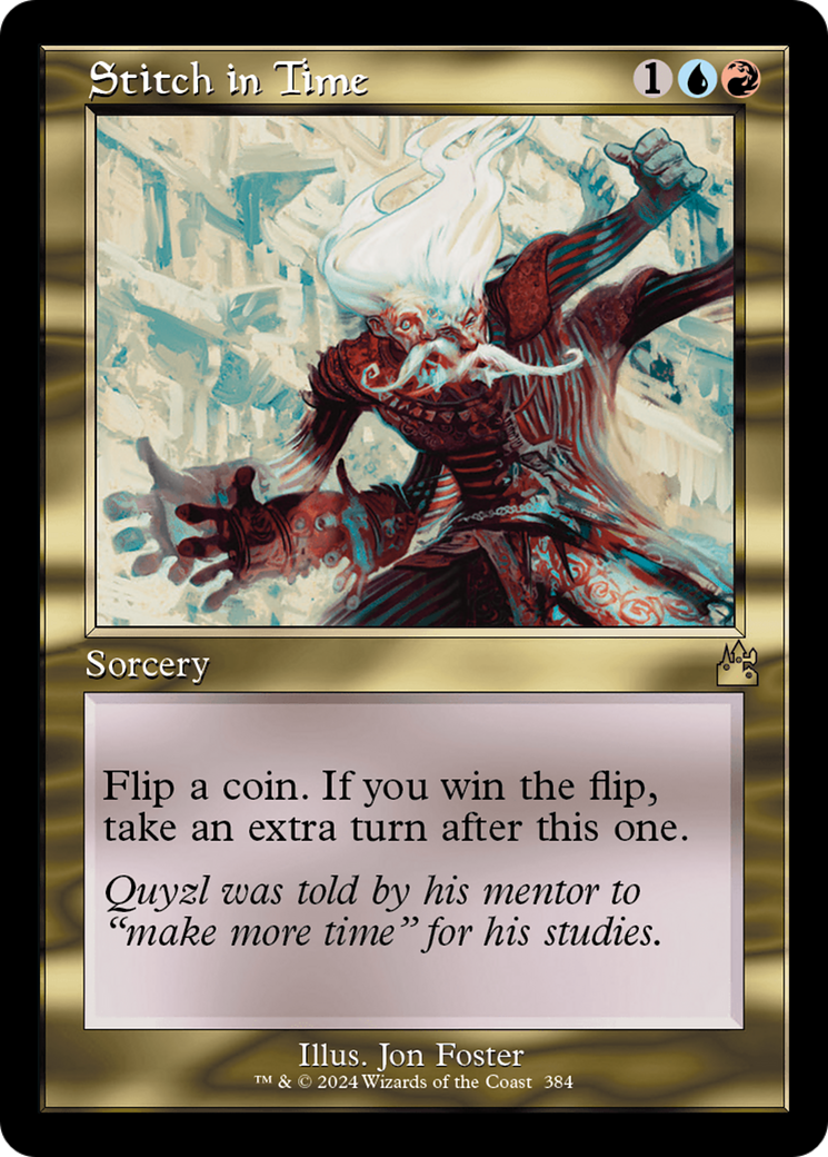 Stitch in Time (Retro Frame) [Ravnica Remastered] MTG Single Magic: The Gathering    | Red Claw Gaming