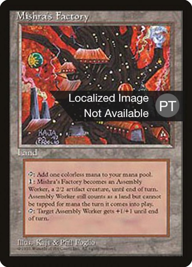 Mishra's Factory [Fourth Edition (Foreign Black Border)] MTG Single Magic: The Gathering    | Red Claw Gaming