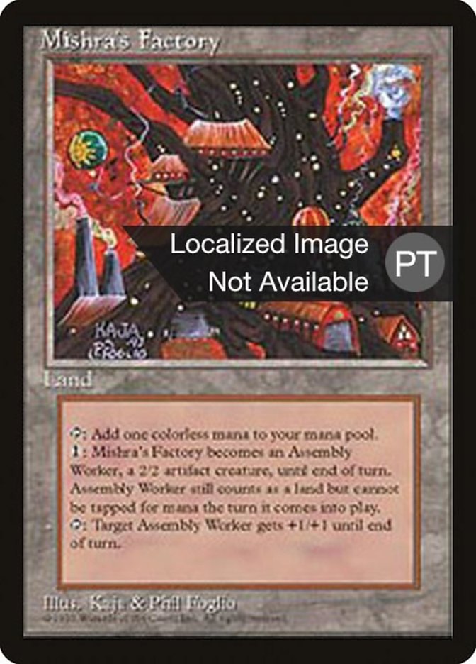Mishra's Factory [Fourth Edition (Foreign Black Border)] MTG Single Magic: The Gathering    | Red Claw Gaming