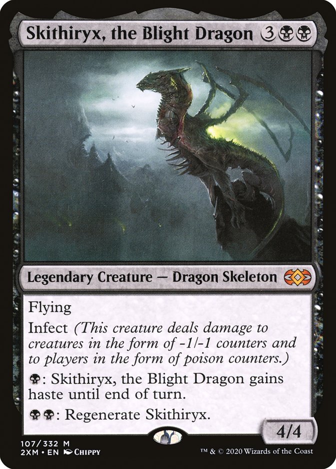 Skithiryx, the Blight Dragon [Double Masters] MTG Single Magic: The Gathering    | Red Claw Gaming