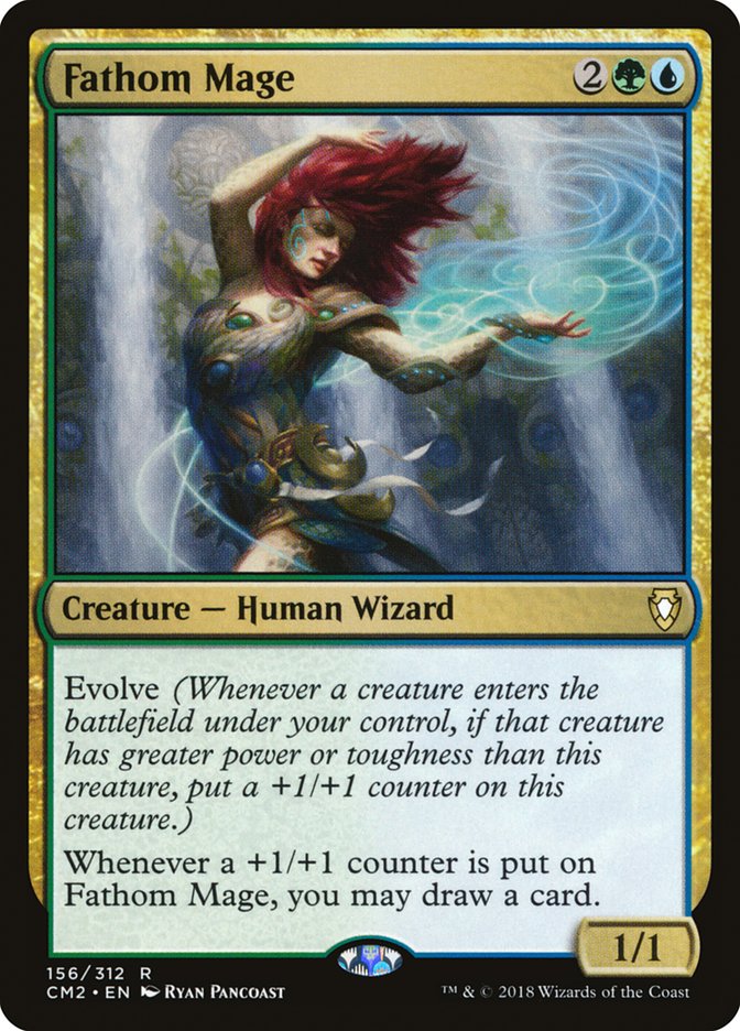 Fathom Mage [Commander Anthology Volume II] MTG Single Magic: The Gathering    | Red Claw Gaming
