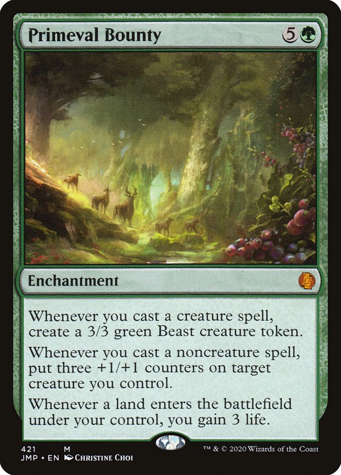 Primeval Bounty [Jumpstart] MTG Single Magic: The Gathering    | Red Claw Gaming