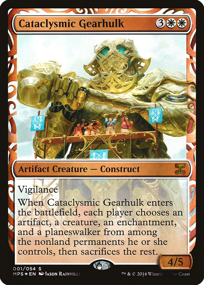 Cataclysmic Gearhulk [Kaladesh Inventions] MTG Single Magic: The Gathering    | Red Claw Gaming