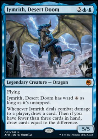 Iymrith, Desert Doom (Promo Pack) [Dungeons & Dragons: Adventures in the Forgotten Realms Promos] MTG Single Magic: The Gathering    | Red Claw Gaming